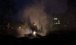 The barricades at night on February 14, 2014. Russia will release the next installment of...