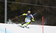 Emma Aicher from Germany participates in the Winter Olympic Games at the Tofane Alpine Ski...