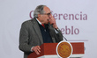 Mexico's Health Minister, David Kershenobich Stalnikowitz, speaks about the vaccination ca...