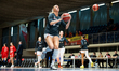 Catherine Reese plays during the basketball game between MB Zaglebie Sosnowiec and 1KS Sle...