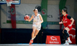 Matea Tadic plays during the basketball game between MB Zaglebie Sosnowiec and 1KS Sleza W...