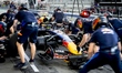 Formula 1 driver Isack Hadjar of Oracle Red Bull Racing participates in the Formula 1 pre-...