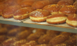 In Krakow, Poland, on February 11, 2026, donuts are sold in a donut shop on Fat Thursday....