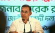 Bangladesh Nationalist Party (BNP) chairman Tarique Rahman addresses a press conference in...