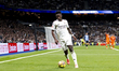Vinicius Jr of Real Madrid is in action during the La Liga 2025/26 match between Real Madr...