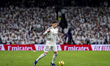 Federico Valverde of Real Madrid is in action with the ball during the LaLiga EA Sports fo...