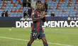 ETTA EYONG participates in the LaLiga match between Levante UD and Valencia CF at Ciutat d...