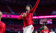 AYUBA BRYANT JR. (2) of the Temple Owls warms up before an NCAA men's basketball game at T...