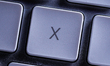The x letter key is seen on a keyboard in this photo illustration taken in Warsaw, Poland...