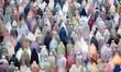 Muslim women perform the first Tarawih prayers at Istiqlal Mosque in Jakarta, Indonesia, o...