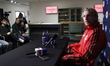 Swedish midfielder Emil Forsberg of the Red Bulls attends a press conference in Harrison,...
