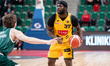 Dylan Addae-Wusu plays during the basketball game between Energa Trefl Sopot and Legia War...