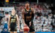 Avery Anderson III plays during the basketball game between AMW Arka Gdynia and Gornik Zam...