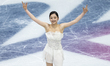 Mone Chiba of Japan perform during Woman Figure Free Skating on day thirteen of the Milano...