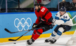 Drew Doughty, Joel Kiviranta during the Men's Playoffs Semi-final match between Canada and...