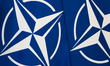 NATO flags during the E5 Group Defence Ministers meeting in Krakow, Poland on February 20,...