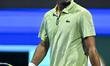 Arthur Fils of France competes against Carlos Alcaraz of Spain in the final at the ATP men...