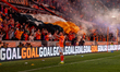Guilherme (Guilherme Augusto Vieira dos Santos) celebrates after a goal during a match bet...