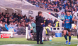 Antonio Conte is the Head Coach of SSC Napoli during the match between Atalanta BC and SSC...