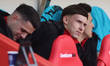 Chris Rigg sits on the bench during the Premier League match between Sunderland and Fulham...