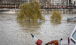 After several days of rain, the levels of the River Seine continue to rise, flooding the b...