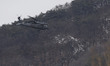 On February 26, 2026, in Yeongju, South Korea, a South Korean Air Force helicopter conduct...