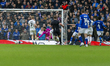 George Hirst of Ipswich Town scores his team's third goal during the Sky Bet Championship...