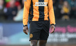 Sullay Kaikai of Cambridge United looks on during the Sky Bet League 2 match between Cambr...