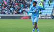 Jay Dasilva of Coventry City is in attacking action during the Sky Bet Championship match...