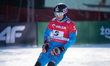 Mirko Felicetti of Italy competes during the FIS Snowboard World Cup, Parallel Giant Slalo...
