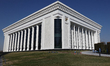 A view of the Palace of International Forums is in Tashkent, Uzbekistan, on February 19, 2...