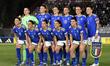Team Italy plays during the UEFA Women's World Cup 2027 Qualifying group stage match betwe...