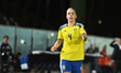 Hanna Lundkvist of Sweden participates in the UEFA Women's World Cup 2027 Qualifying group...