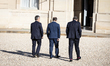 Sebastien Lecornu, France's Prime Minister, Philippe Tabarot, the Minister of Transport, a...