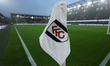 Fulham's corner flag is present before the Premier League match between Fulham and West Ha...