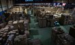 Stacks of shipments are seen at the LJR warehouse in Jakarta, Indonesia, on March 4, 2026....
