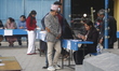 In Kathmandu, Nepal, on March 5, 2026, Nepalese citizens queue to cast their ballots at a...