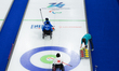 In Cortina D'Ampezzo, Italy, on March 5, 2026, the Wheelchair Curling Mixed Doubles match...