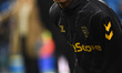 Nilson Angulo (Sunderland) stands before the Premier League match between Leeds United and...