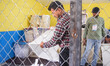 Election officials count ballots at a vote counting center in Kathmandu, Nepal, on March 6...