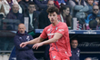 Ze Pedro (#32 Cagliari Calcio) participates in the Serie A TIM match between Cagliari Calc...