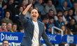 In Andorra La Vella, Andorra, on March 7, 2026, Zan Tabak, coach of Morabanc Andorra, is i...