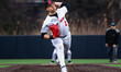 Jordan Savinon of the Rutgers Scarlet Knights delivers a pitch during an NCAA baseball gam...