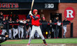 Aidyn Coffey, 20, of the Stony Brook Seawolves is at bat during an NCAA baseball game at B...