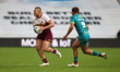 Tui Lolohea runs during the BetFred Super League match between Huddersfield Giants and Hul...