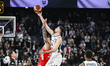 Dusan Miletic plays during the game between U-BT Cluj-Napoca and Crvena zvezda Meridianbet...