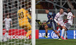 Daniele Montevago of AC Perugia Calcio scores the goal to make it 1-0 during the match bet...