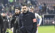 Zeljko Kopic participates in the Romania Superliga match between CFR Cluj and Dinamo Bucur...