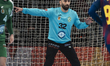SAEID HEIDARIRAD is the goalkeeper of HC Eurofarm Pelister during the EHF Champions League...