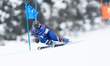 Aurelie Richard from France competes in the Women's Giant Slalom during the Para Alpine Sk...